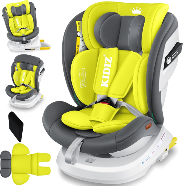 Análisis de la silla de auto KIDIZ® Isofix giratoria para niños
